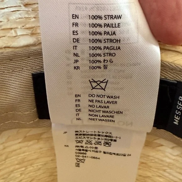 Brixton Messer Western Straw Hat Medium